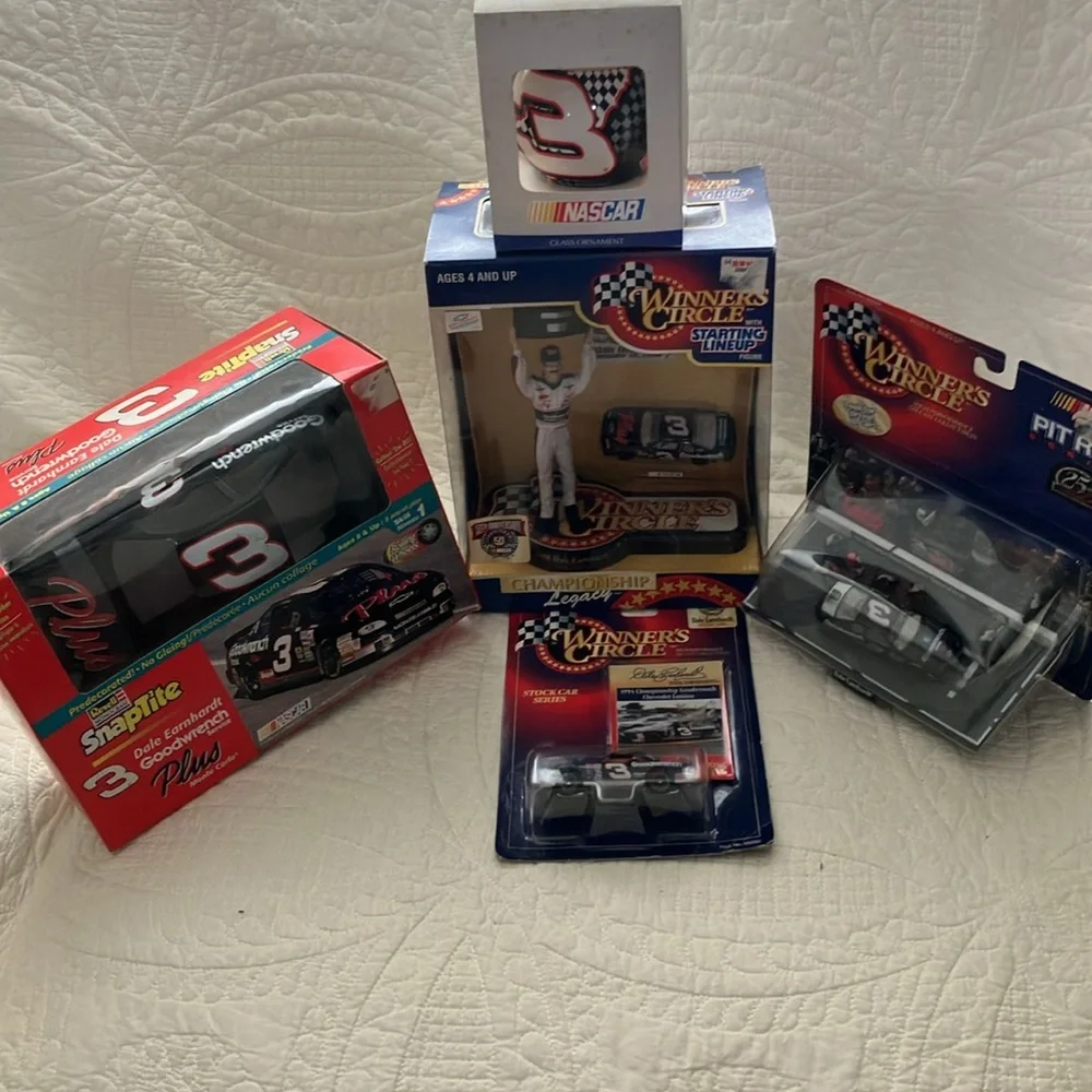 SET OF 5- DALE EARNHARDT NASCAR 1998 #3 COLLECTORS   NEW IN PACKAGES - Picture 3 of 17